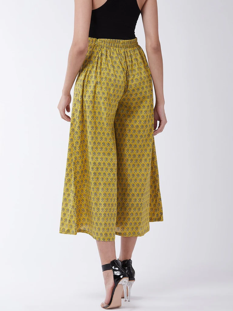 Printed Kalamkari Handloom Palazzo - Image 9
